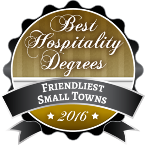 Best Hospitality Degrees - Friendliest Small Towns 2016